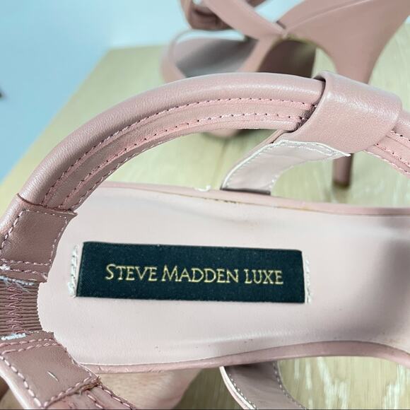Steve Madden | Pink High Heels Ankle Flower 9.5 - Picture 7 of 10